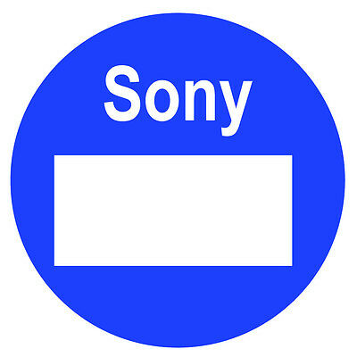 Sony / Mobile Phone / Gadget / Tech / iPad Accessory Stickers / Labels
