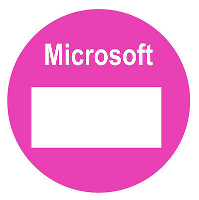 Microsoft / Mobile Phone / Gadget / Tech / iPad Accessory Stickers / Labels