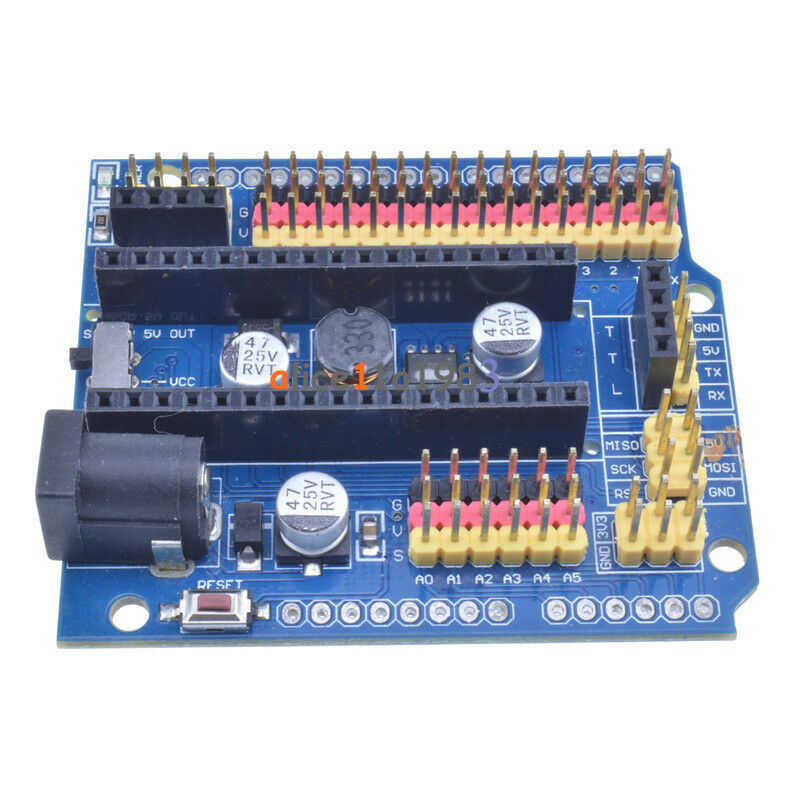 For Arduino Nano V3.0 I/o Expansion Board Micro Sensor Shield Uno R3 Leonardo