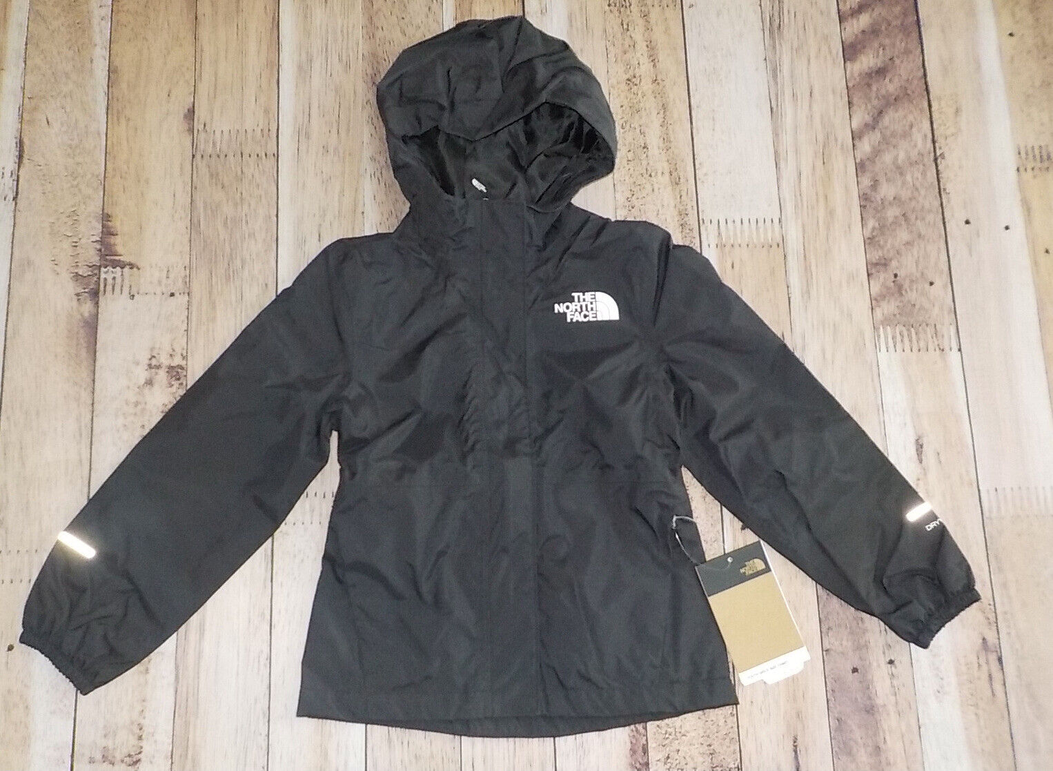 The North Face Girls Black DryVent Jacket Waterproof Rain Jacket XXS 5 NWT $69