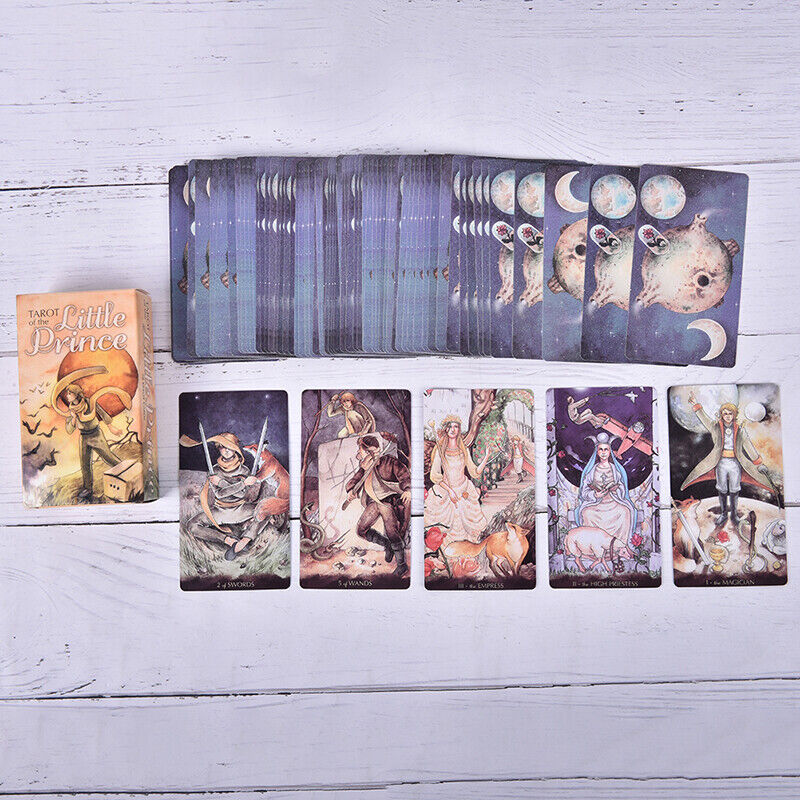 Tarot of the Little Prince Cards Deck Instructional Booklet Divination Moon N F6