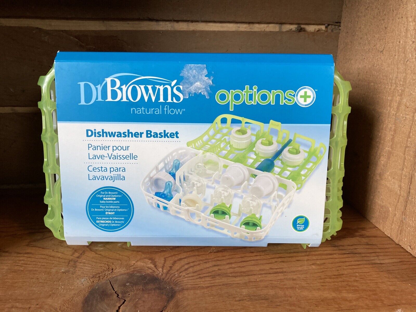Dr. Brown's Natural Flow Dishwasher Basket For Standard Bottle Parts New