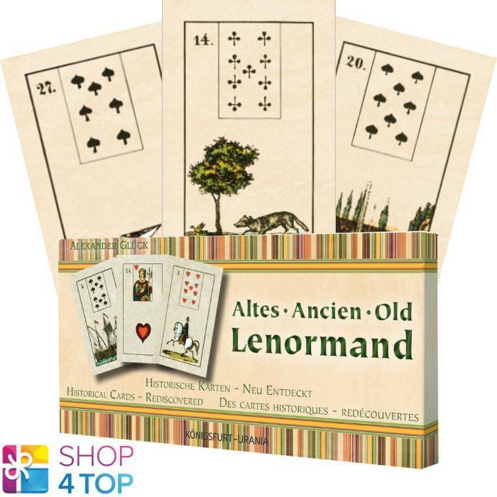 OLD LENORMAND DECK CARDS ALTES ANCIEN HISTORICAL CARDS ALEXANDER GLUCK AGM NEW
