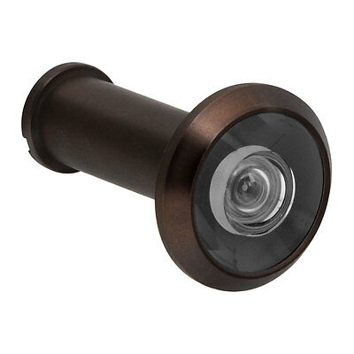 180 Degree Peephole Door Viewer Security Peep Hole Hardware, Oil Rubbed Bronze