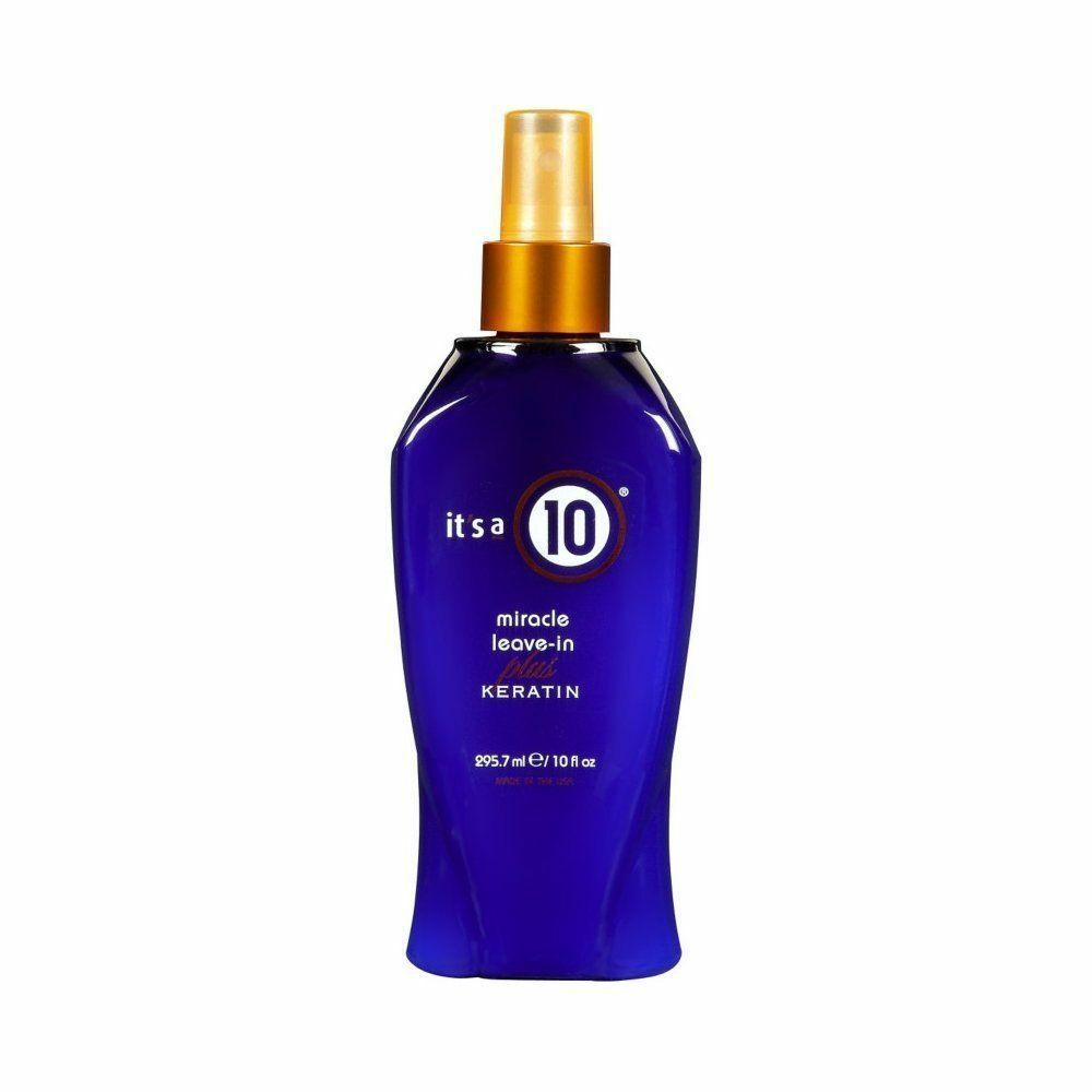 Its A 10 Miracle Leave In Plus Keratin 10 Fl Oz / 295.7 Ml - New !!