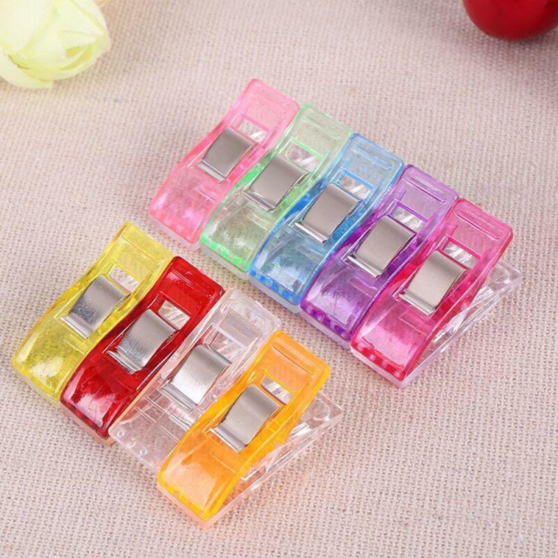 Clips Binding Clips Colorful Sewing Multipurpose Plastic Craft Quilting 20/50pcs