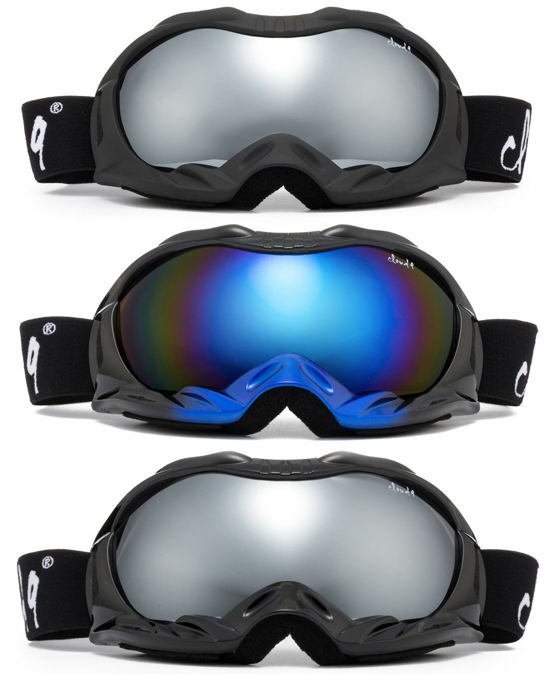 Mens Ski Goggles Snow Goggles Anti Fog Dual Lens Uv Protection "cross-rocket"