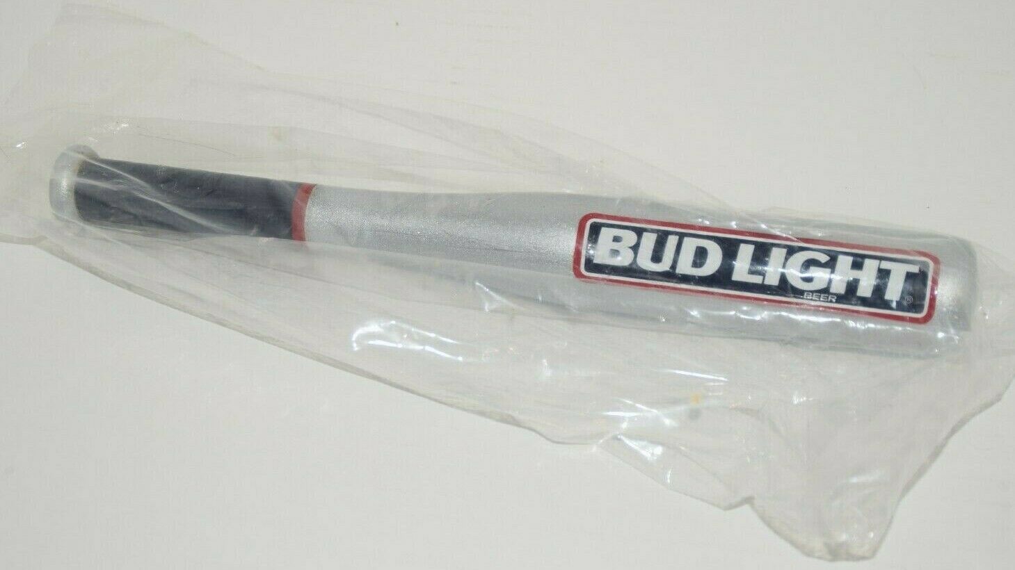 Bud Light Classic Aluminum Baseball Bat Beer Tap Handle New 12.5"