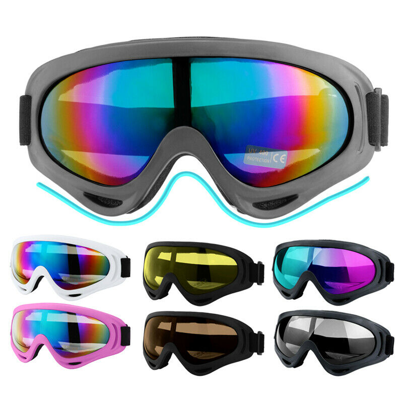 2pack Snow Ski Goggles Men Women Anti-fog Lens Snowboard Snowmobile Motorcycle