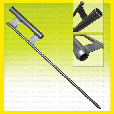 Ground Spike  (swooper Flag Mount Stake For Feather Flutter Flag Pole)
