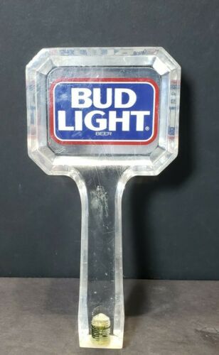 Bud Light Acrylic Beer Tap Handle - Man Cave Decoration Hot Rod Rat Rod Shifter