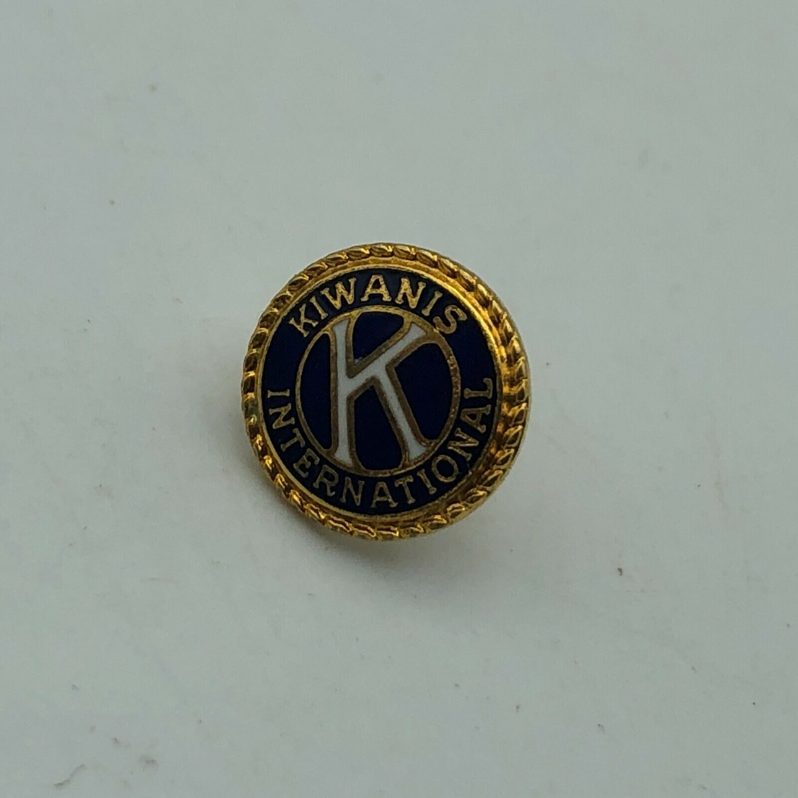 Vintage Leavens Kiwanis International Tiny Lapel Pin Tie Tac S4