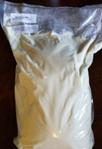 5 lbs Powder Instant Nonfat Dry Cow Milk BULK MRE Shelf Stable *Vacuum Sealed*