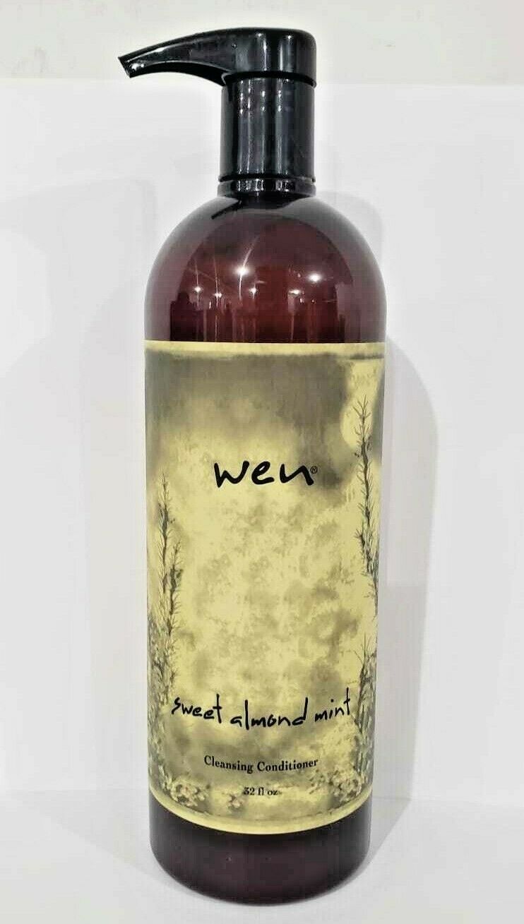 Wen By Chaz Dean Sweet Almond Mint Cleansing Conditioner 32oz With Pump New