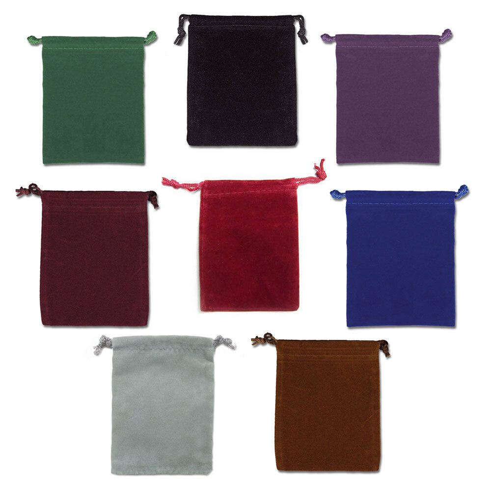 Set of 8 Velveteen Mojo Bags 3