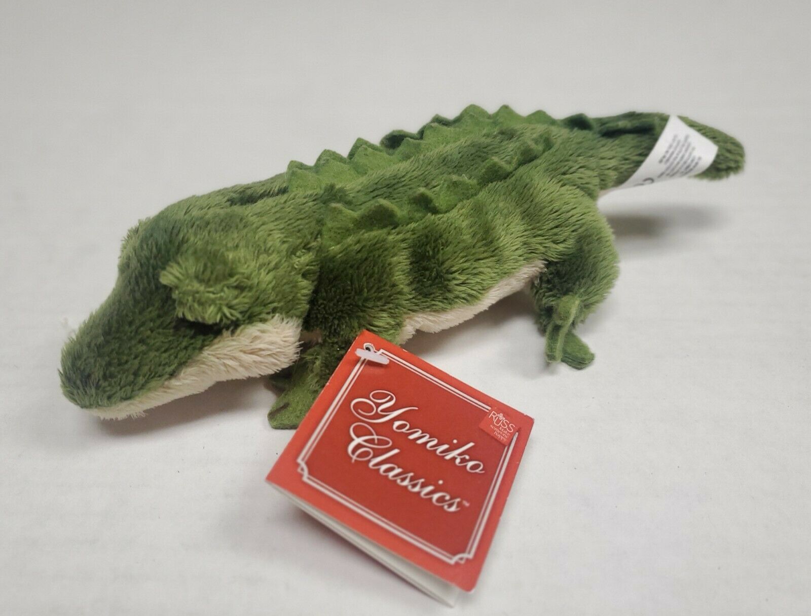 Russ Yomiko Classics Green Stuffed Plush 9" Alligator - New With Tags!