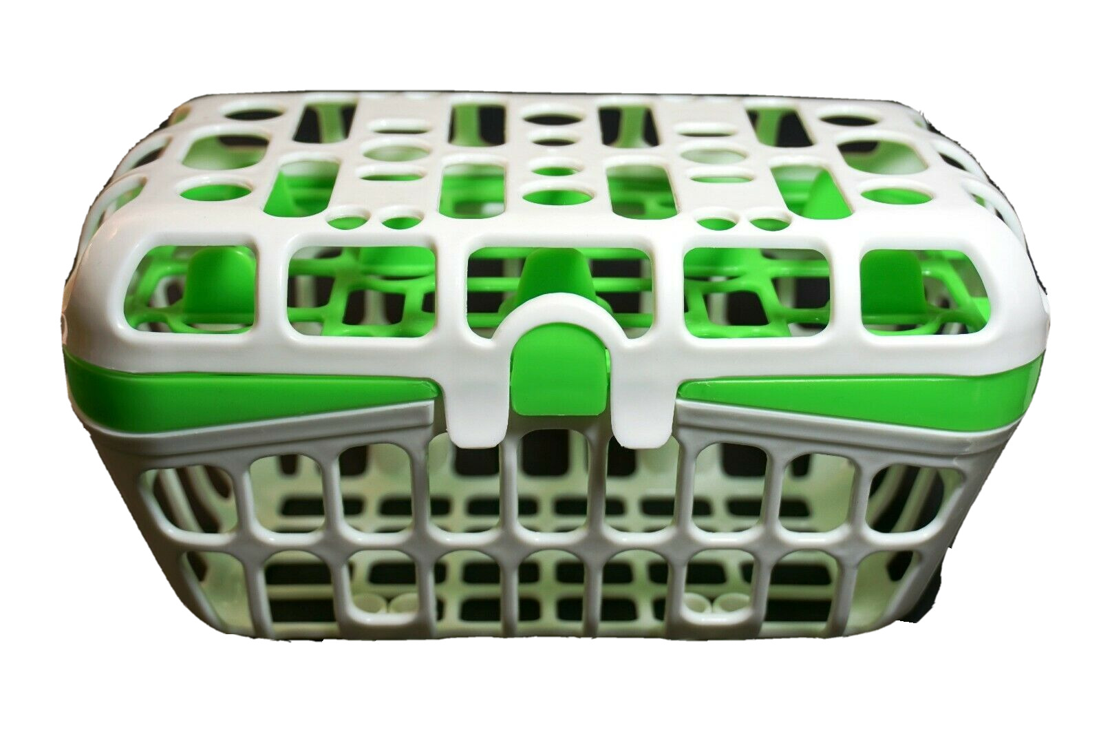 Toys R' Us Geoffrey Baby Bottle Dishwasher Basket Green/white Hi Capacity, Nice