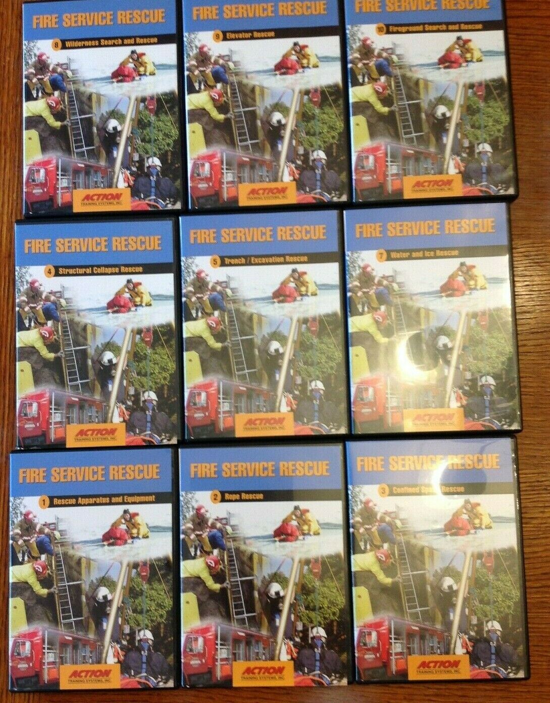 Fire Service Rescue 9 Dvds, Action Training Systems