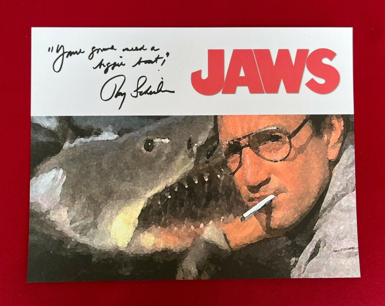 Jaws "you're Gonna Need A Bigger Boat" Signed Picture- Autograph Reprints