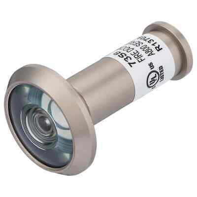 FIRE RATED- Satin Nickel Door Peephole Viewer, With 1/2 In. Bore 180 Degree UL