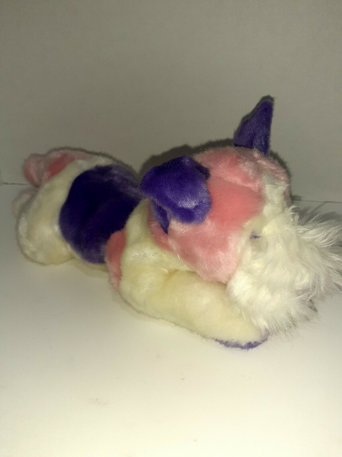 Russ Yomiko Dreamers Fox Terrier Pink Purple White Plush Stuffed Animal Toy