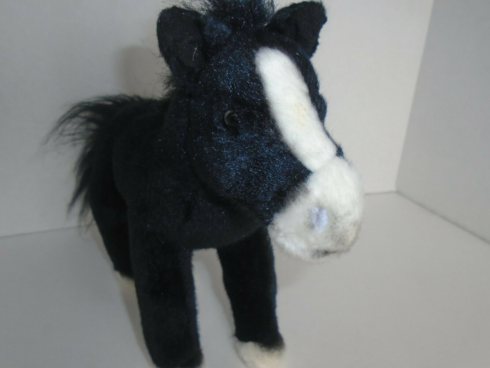 9" X 9" Russ Yomiko Classics Black Arabian Horse Plush Stuffed Animal Toy (u)