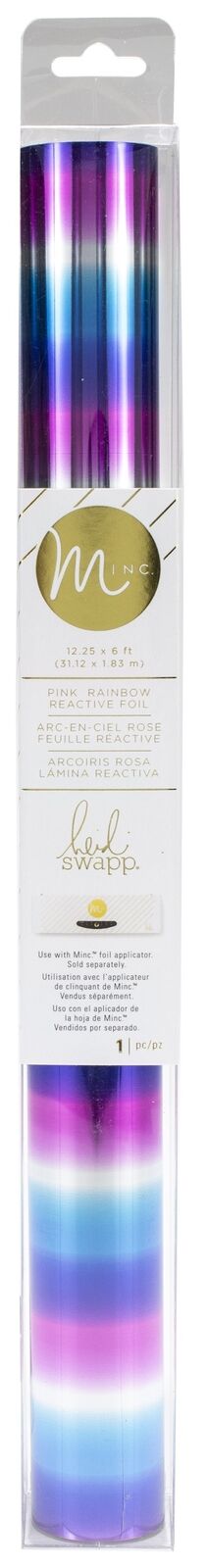 Heidi Swapp Minc Reactive Foil 12.25"-pink Rainbow 6' Roll