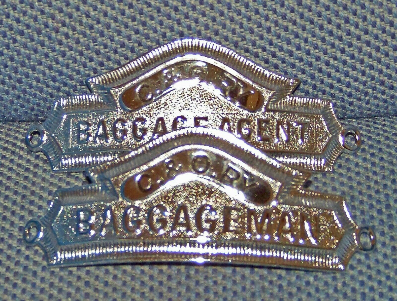 Chessie  C&o Railway   hat Badges   c&o Baggage Team