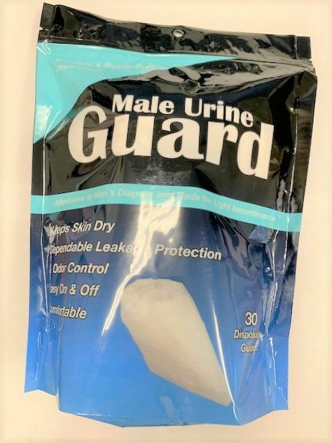 Male Urine Guard, JMP Absorbent Incontinence Pouch, Bag of 30
