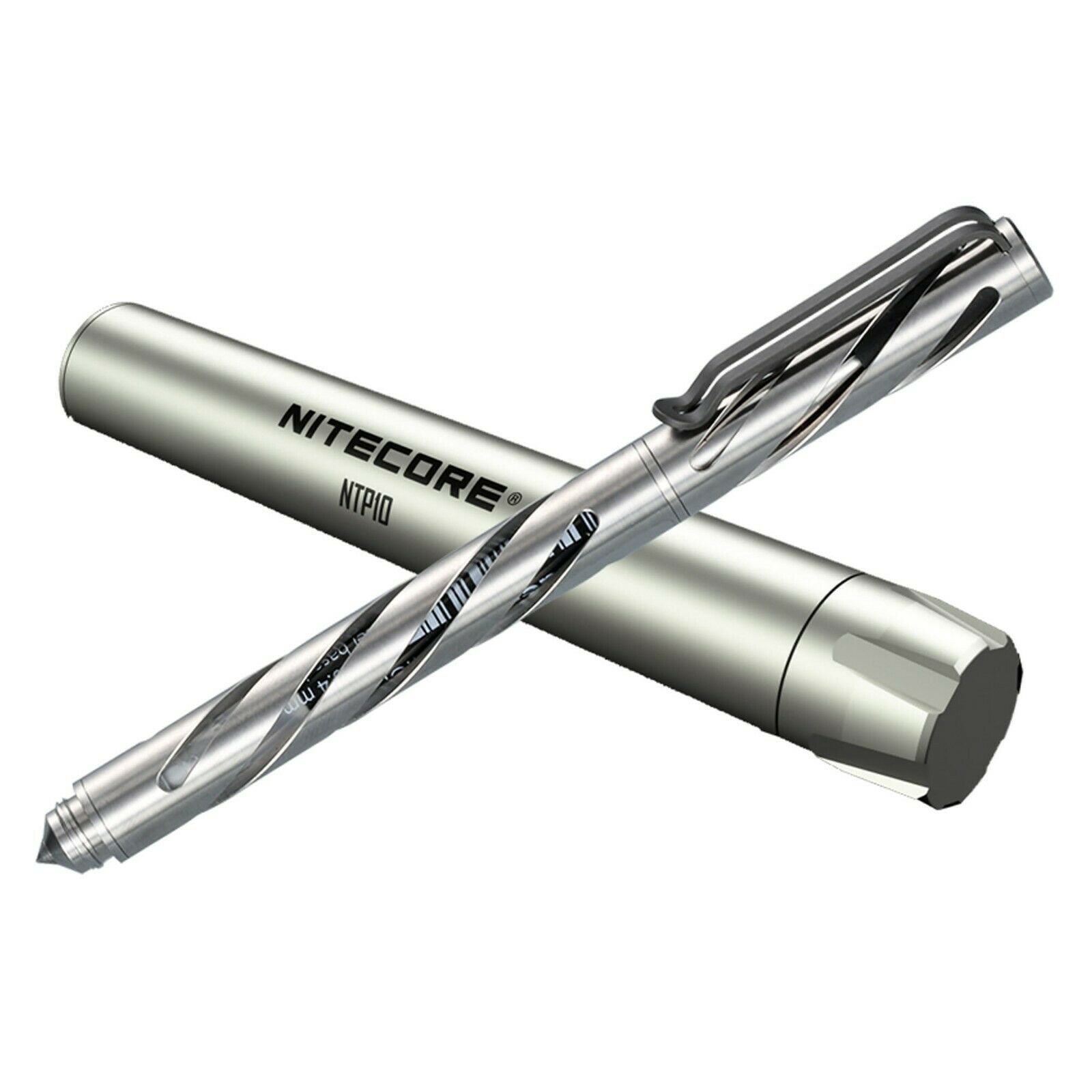 NiteCore NTP10 Titanium Tactical Pen w/ Tungsten Steel Tip