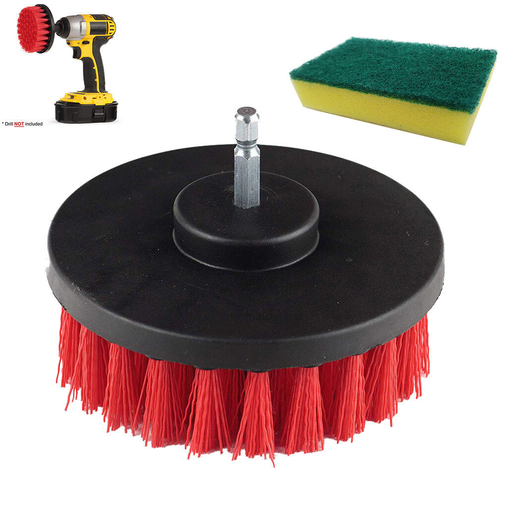 Electric Drill Brush Grout Power Scrubber Cleaning Sponge Tub Cleaner Tool PA